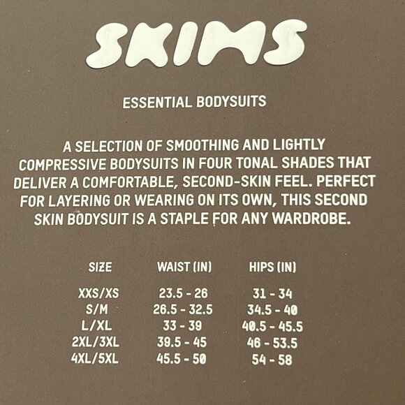 SKIMS Essential Cami Bodysuit Desert Womens 4X/5X - Picture 10 of 13